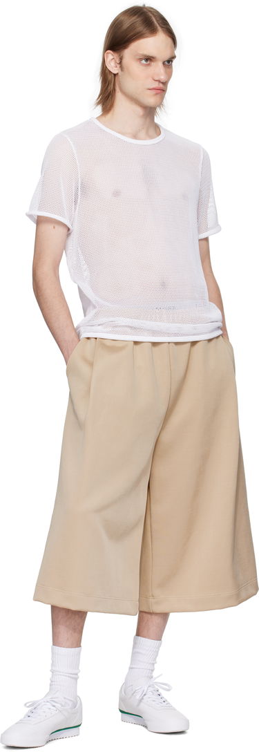 Kratke hlače Lacoste Lacoste Runway Oversized Bermuda Shorts Bež | GH7422, 3