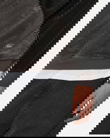 Pulover Dime Wave Corduroy Hoodie Siva | DIMEHO239 CHA, 5