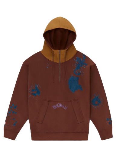 Pulover Converse Bandulu x Hoodie Rjava | 10021726-A01