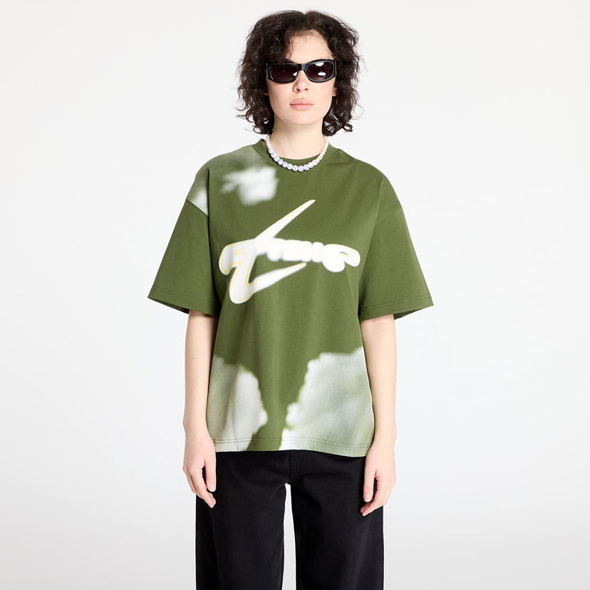 Majica Footshop Walking Art By FTSHP T-Shirt Clouds Zelena | FTSHP_401
