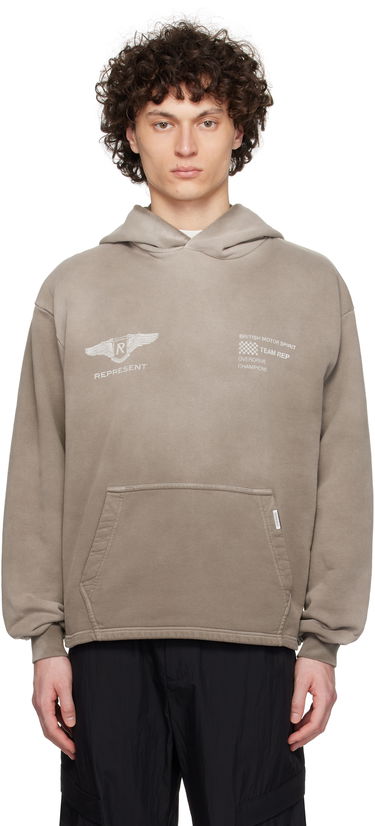 Pulover Represent Clo Represent 'Team Rep' Hoodie Siva | MLM41052, 0