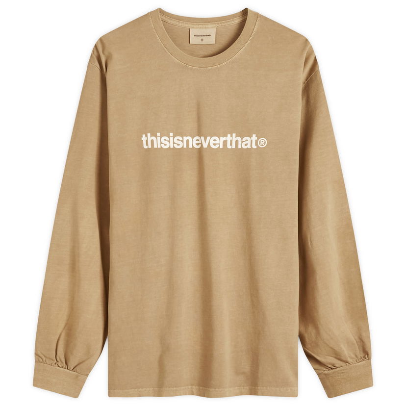 Majica thisisneverthat T-Logo Long Sleeve T-Shirt Rjava | TN243TTSLT02-COFF