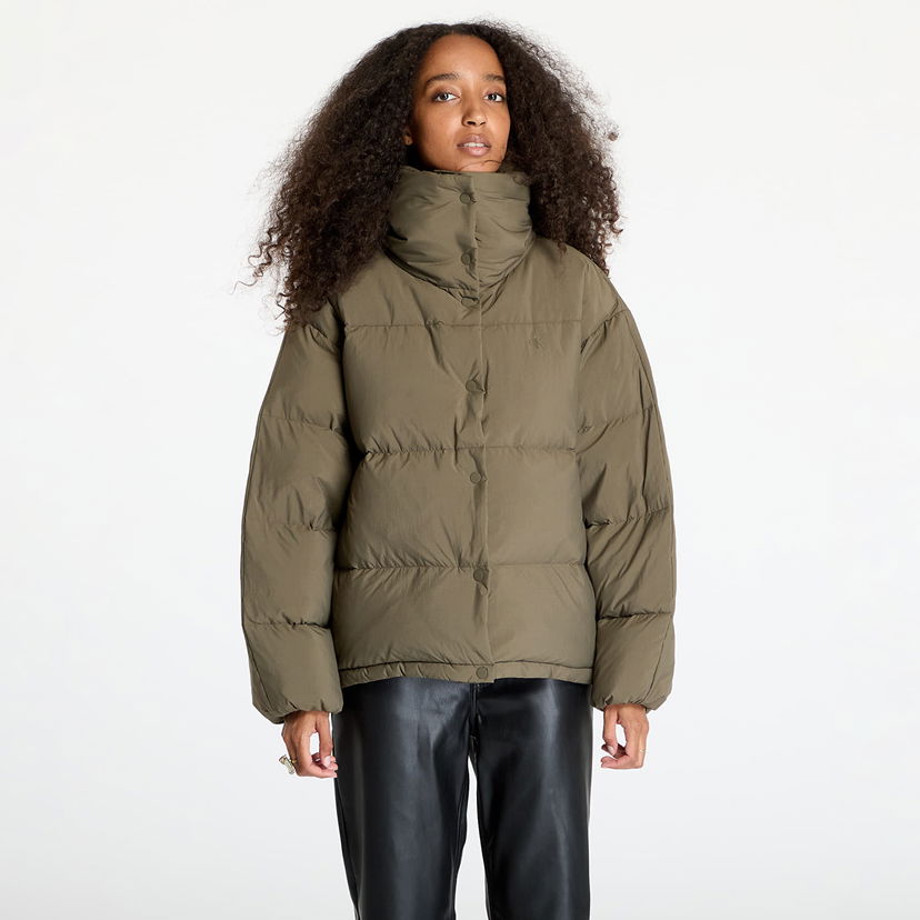 Puhovka CALVIN KLEIN Jeans Relaxed Puffer Jacket Gray Bež | J20J224922 PFV