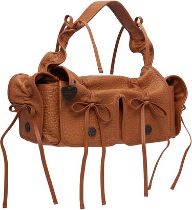 Torbica Acne Studios Acne Studios Multipocket Grained Leather Bag Rjava | A10425-, 3
