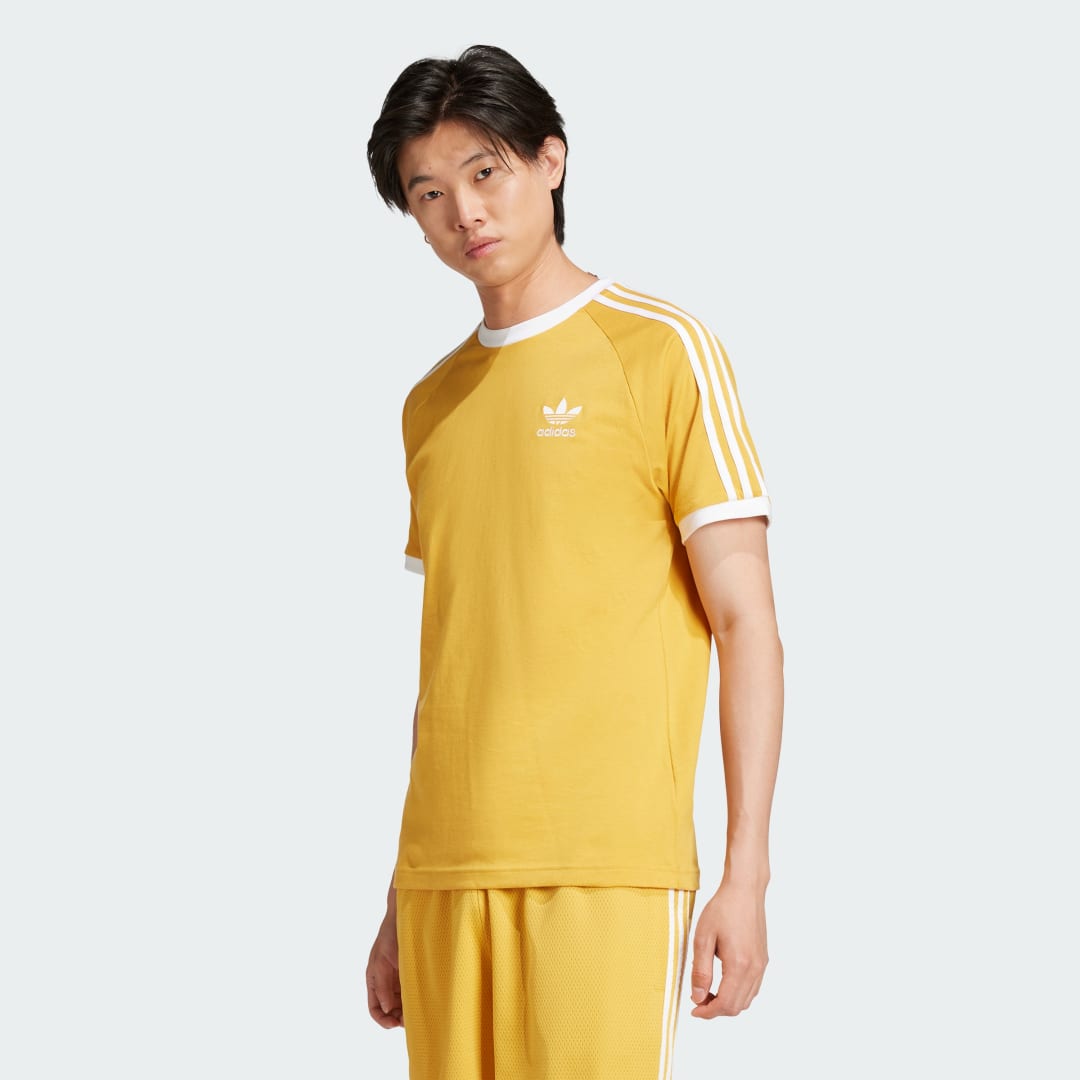 Majica adidas Performance Adicolor Classics 3-Stripes Rumena | IZ2370, 0