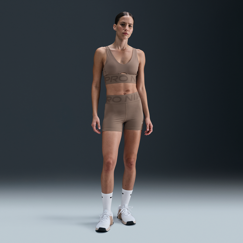 Modrček Nike Pro Sculpt High-Waisted 3" Bike Shorts Rjava | FV7033-233
