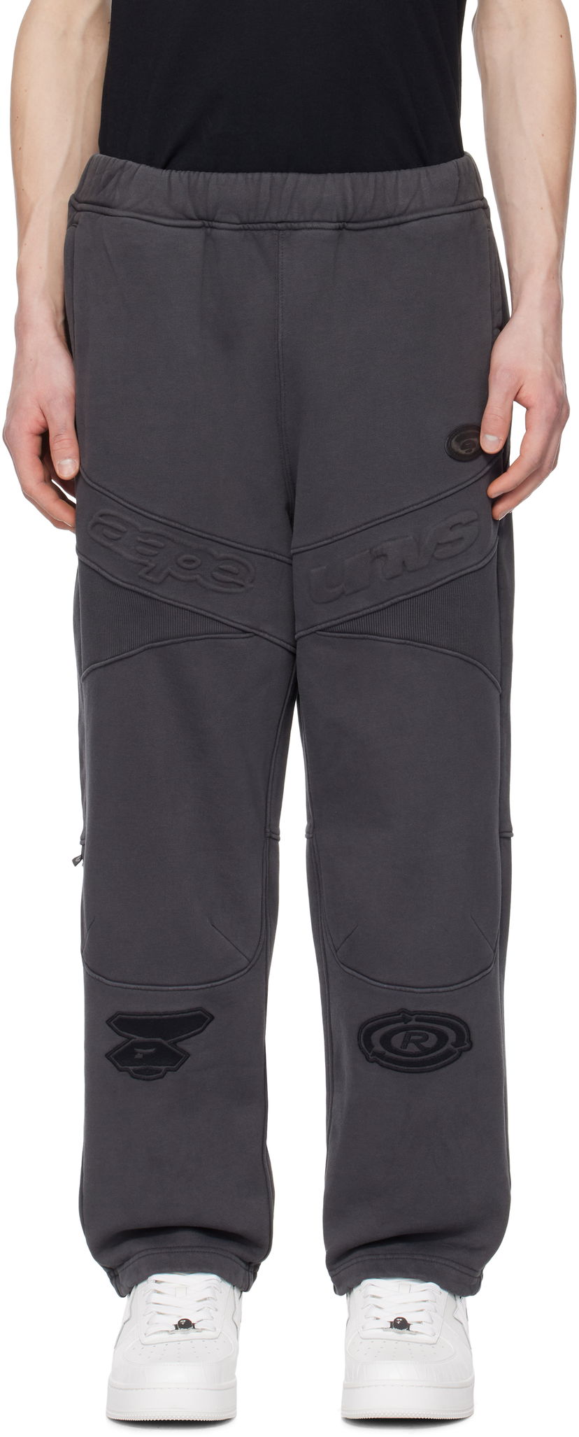 Trenirka AAPE by A Bathing Ape AAPE by A Bathing Ape Main Sweatpants Siva | AAPPTMB644XXNBKL
