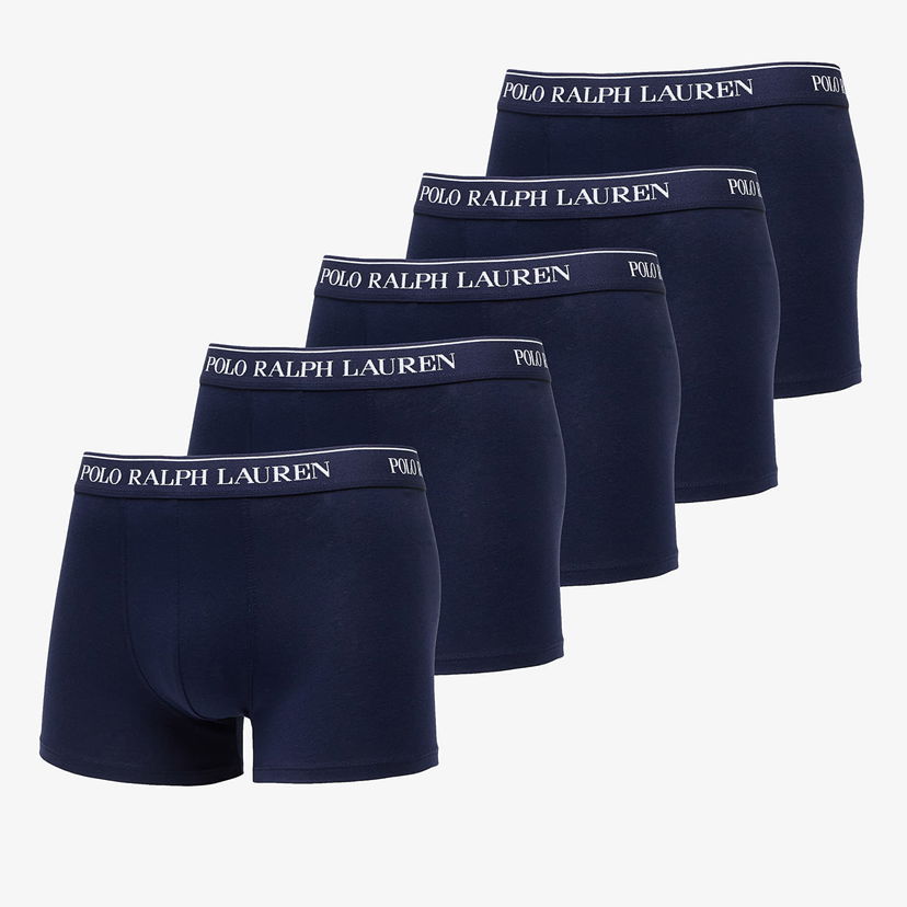 Boksarice Polo by Ralph Lauren Classic Trunk 5-Pack Navy Mornarica | 714864292009
