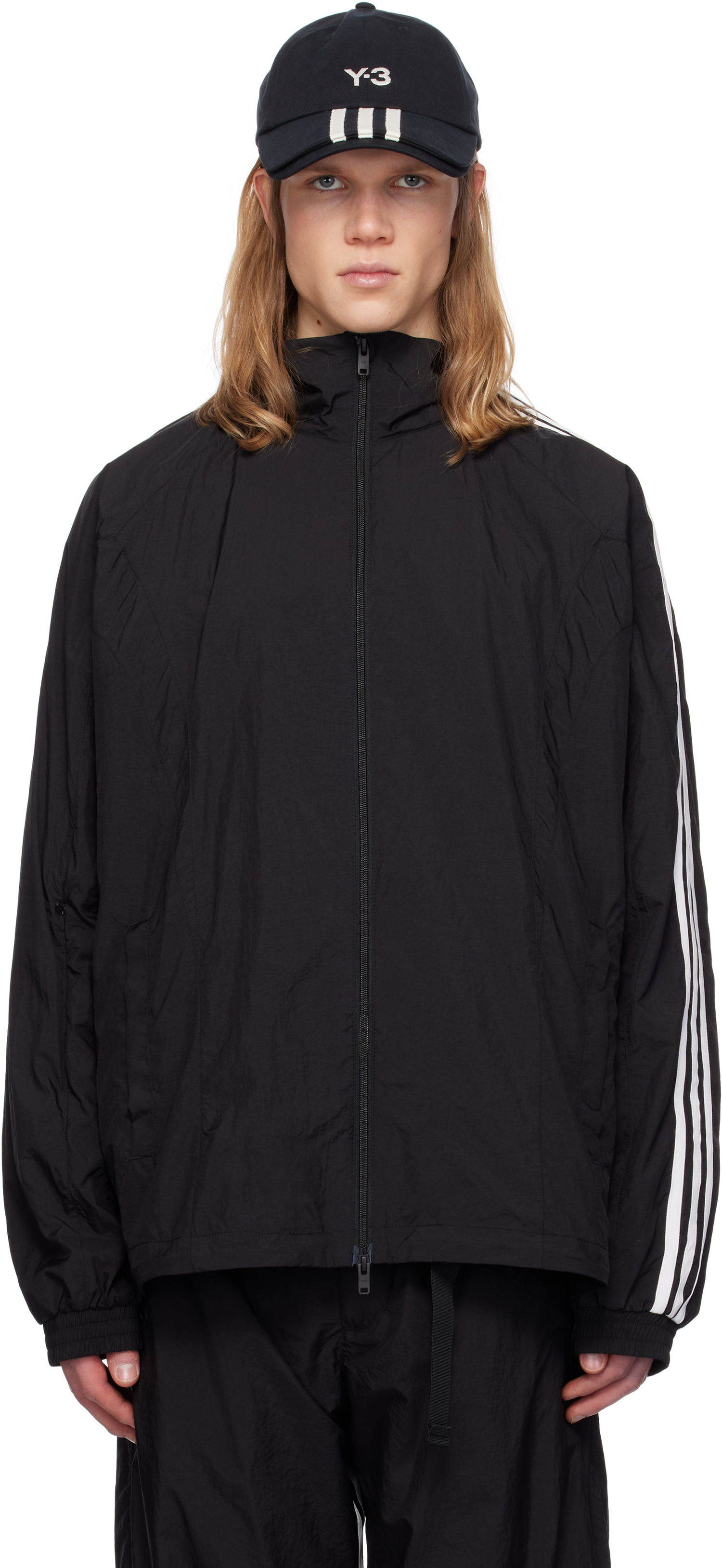 Vetrovka Y-3 3-Stripes Nylon Shell Jacket by Y-3 Črna | JD5999, 0