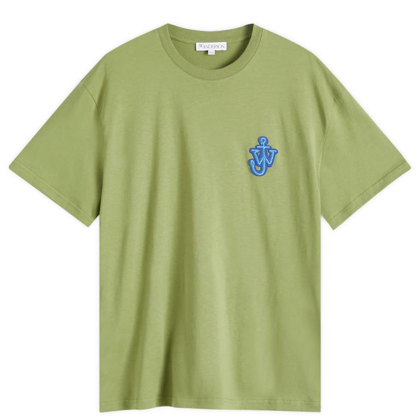 Majica JW Anderson Anchor Patch T-Shirt Zelena | JT0061-PG0772-591