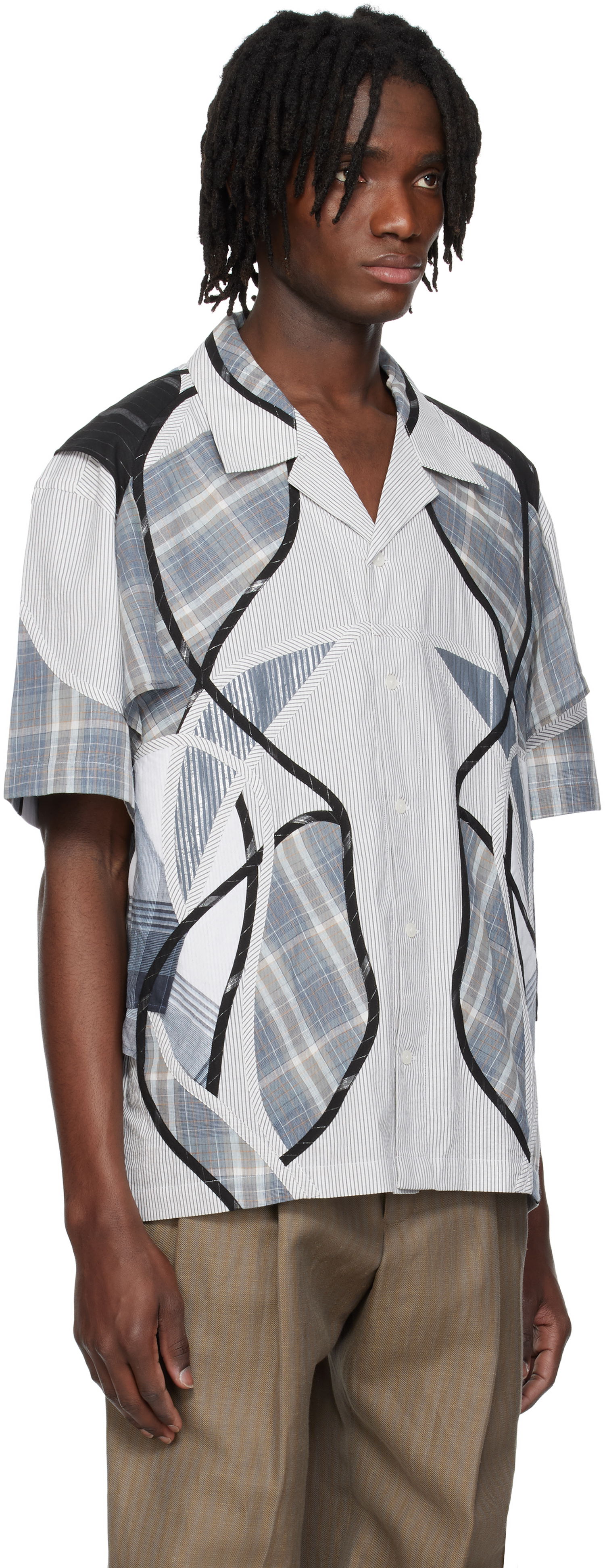 Srajce Craig Green Craig Green Patchwork Short Sleeve Shirt Večbarvna | CGSS25CWOSHI57, 1