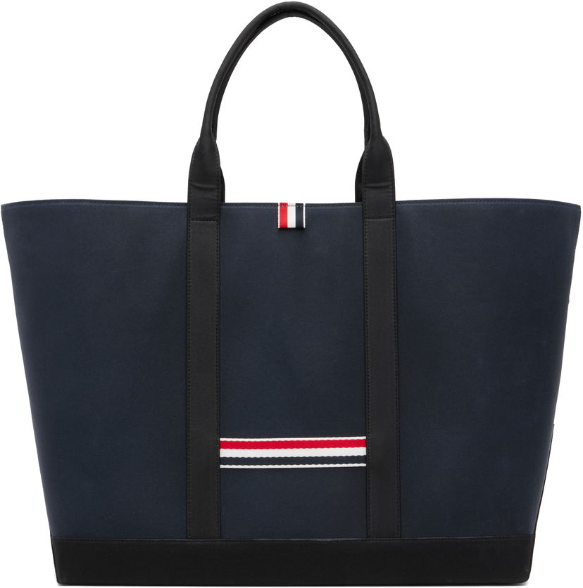 Tote bag Thom Browne Thom Browne Medium Drawstring Tool Tote Mornarica | UAG231A-F0927