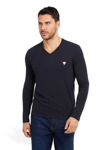 Majica GUESS Long Sleeves T-Shirt Črna | M2YI08J1314