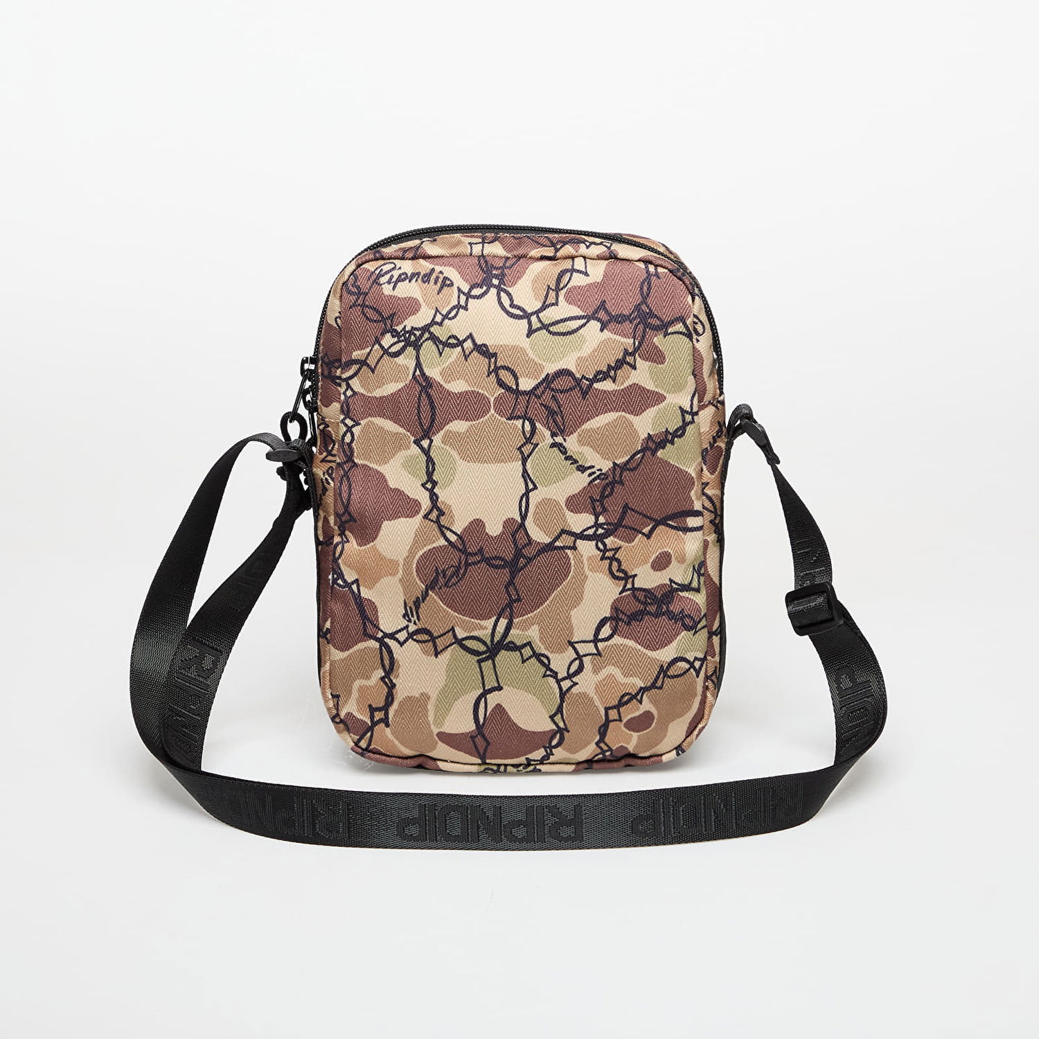 Torba za čez ramo RIPNDIP RIPNDIP Wired Cross Body Bag Bež | RNDSPR25210, 1