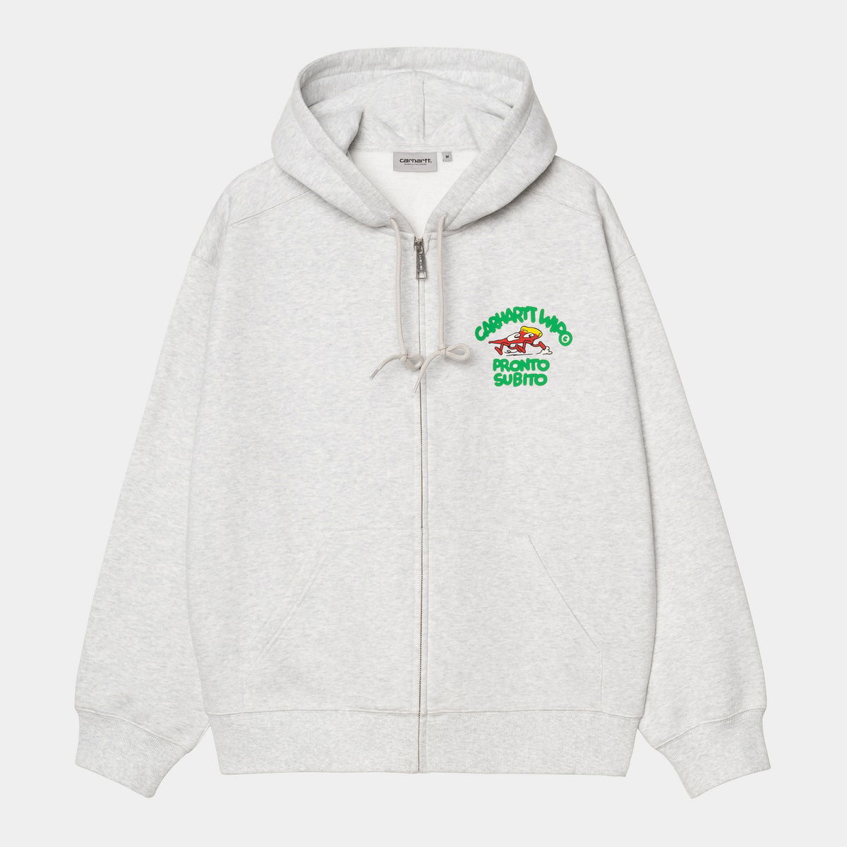 Pulover Carhartt WIP Carhartt WIP Pronto Zip-Up Hoodie Siva | I035177_9, 0
