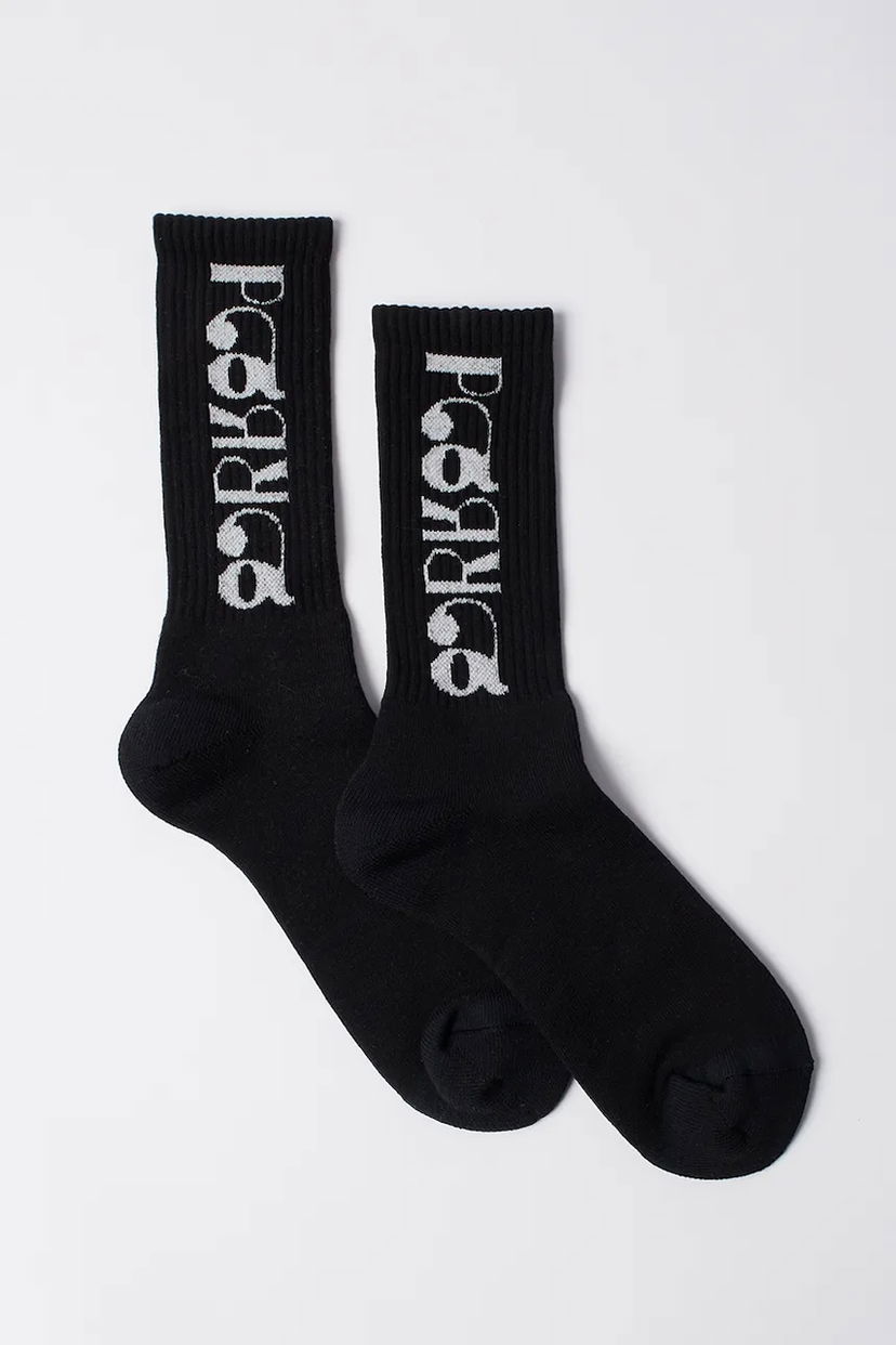 Nogavice By Parra Parra Tokyo Logo Crew Socks Črna | 54270