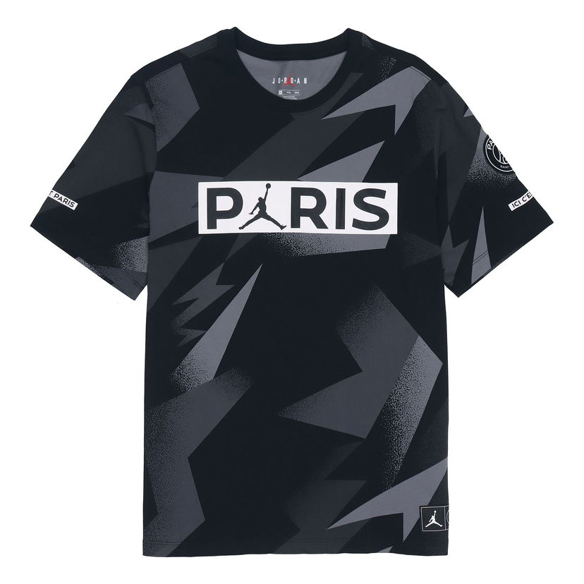 Dres Jordan Paris Saint-Germain Pattern Short Sleeve T-Shirt Črna | BQ8387-010
