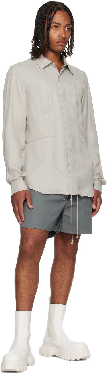 Srajce Rick Owens Rick Owens Concordians Fogpocket Shirt Bež | RU02E1237 HSCH, 3