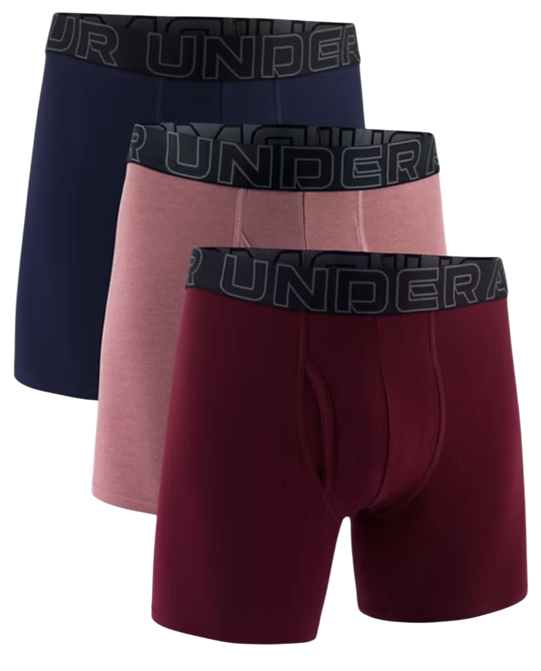 Boksarice Under Armour Under Armour SOLID 6in 3 Pack Boxer Shorts Večbarvna | 1383889-651, 0