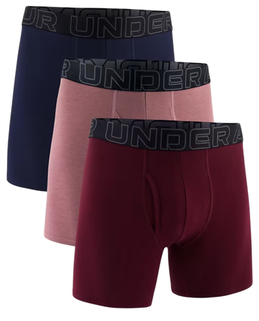 Boksarice Under Armour Under Armour SOLID 6in 3 Pack Boxer Shorts Večbarvna | 1383889-651, 0
