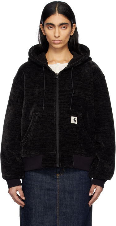 Pulover Carhartt WIP Fleece Lined Hoodie Črna | I033905 89XX, 0