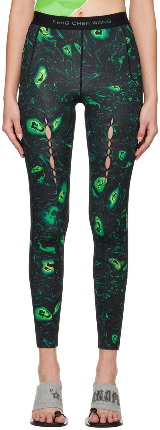 Pajkice Feng Chen Wang Feng Chen Wang Phoenix Sport Leggings Zelena | FWF14LG01