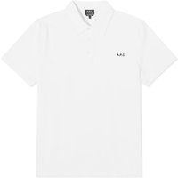 Polo majica A.P.C. Carter Logo Polo Tee Bela | COGWZ-H26342-AAB, 1