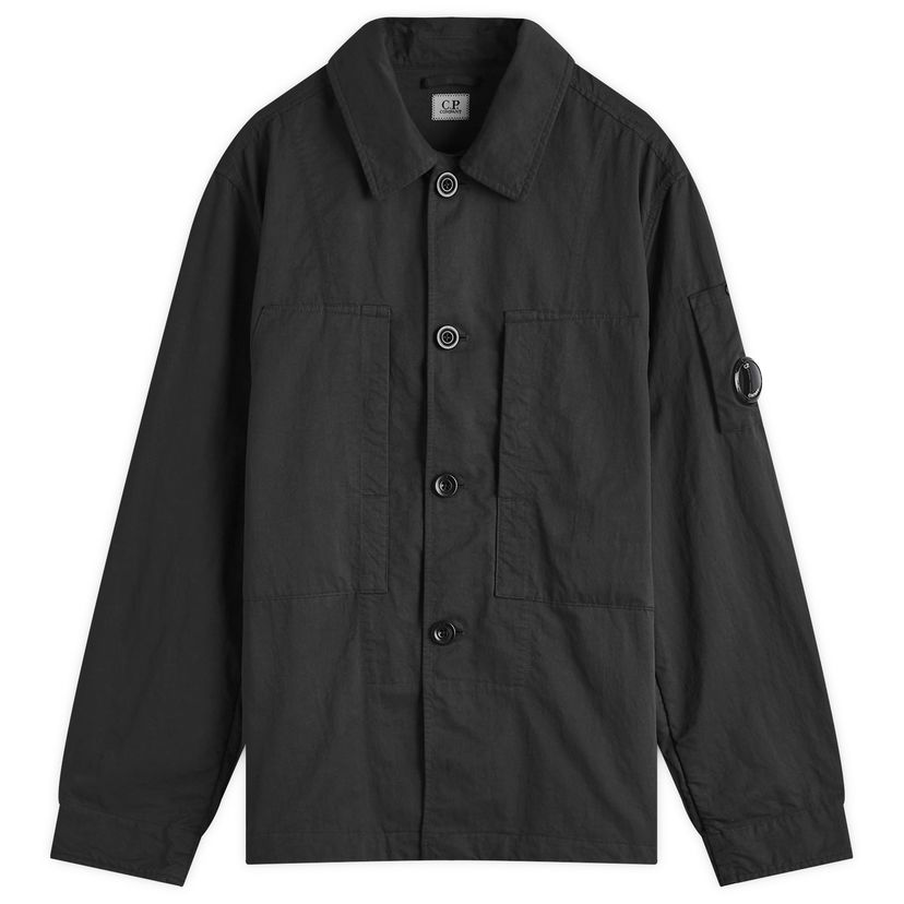 Srajce C.P. Company Overshirt Flatt Nylon Črna | 17CMOS157A-110201G-999