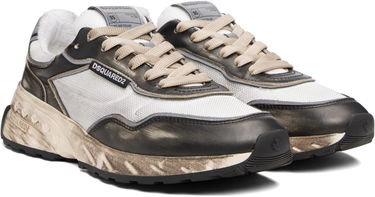Superge in čevlji DSQUARED2 Dsquared2 Sprinter Bela | SNM0401_Y7708184, 3