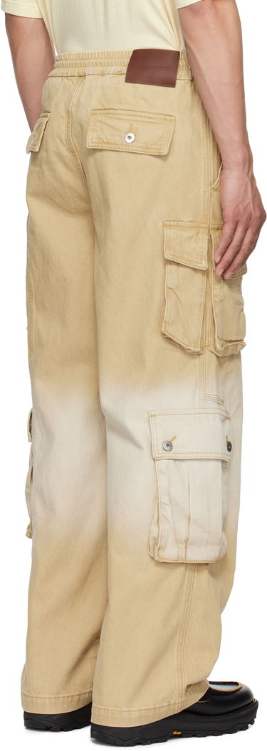 Cargo hlače Feng Chen Wang Feng Chen Wang Gradient Denim Cargo Pants Bež | FENG19TR22, 2