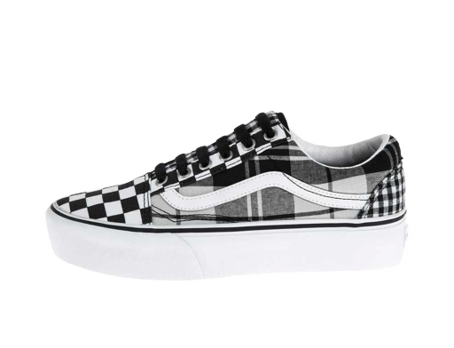 Superge in čevlji Vans Old Skool Platform Plaid Checkerboard W Črna | VN0A3B3UVYD