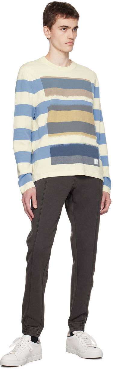 Majica Paul Smith PS Paul Smith Stripe Long Sleeve Sweater Bež | M2R-226Y-L21872, 3