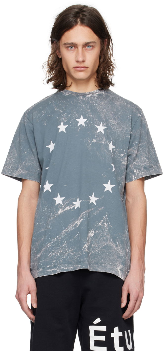 Majica Études Wonder Europa Graphic T-Shirt Modra | E24MM102A00883