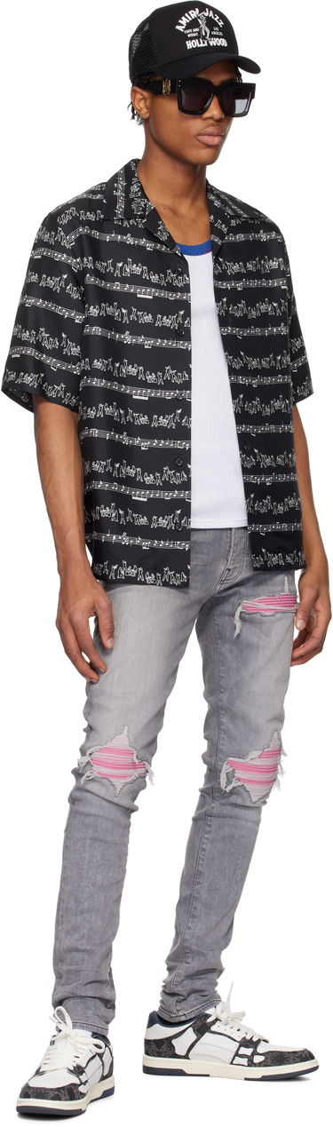 Superge in čevlji AMIRI MA Quad Skel Top Low Bela | AMFOSR1096, 4