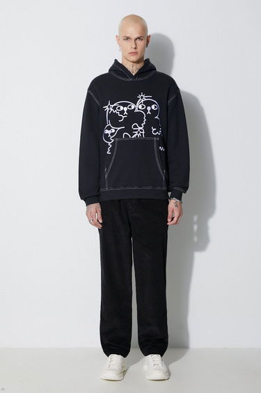 Pulover TAIKAN Hoodie With Application Črna | TH0006.BLKCST, 1
