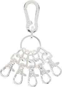 Martine Ali Silver-Tone Twyla Keychain