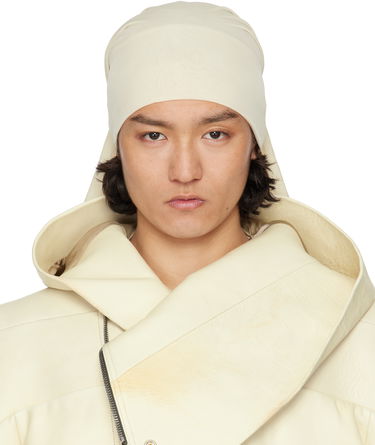 Klobuk Rick Owens Rick Owens Hollywood Stretch Cupro Jersey Wig Hat Bež | RR01E5453 BZ, 0