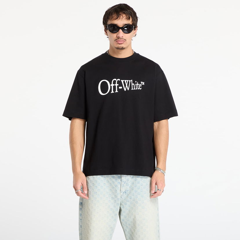Majica Off-White Run Arrow Skate Short Sleeve T-Shirt XXL Črna | OMAA120F25JER00F1001