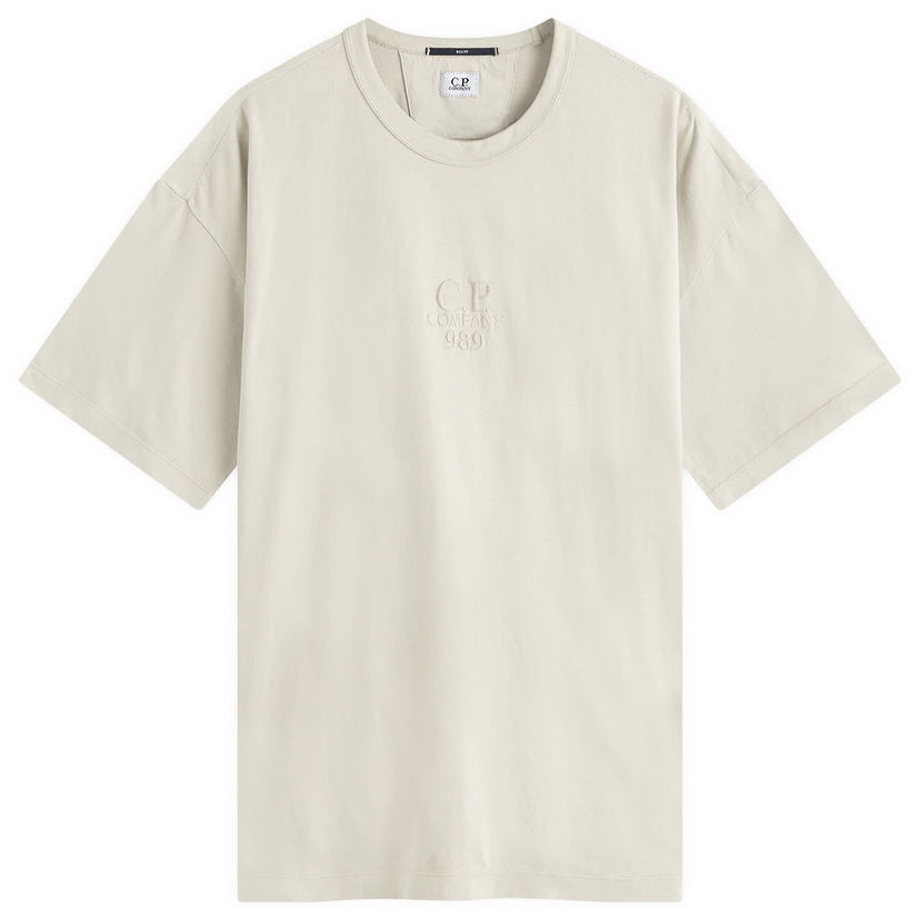 Majica C.P. Company 20/1 Logo T-Shirt Bež | CMTS181A-005697G-327