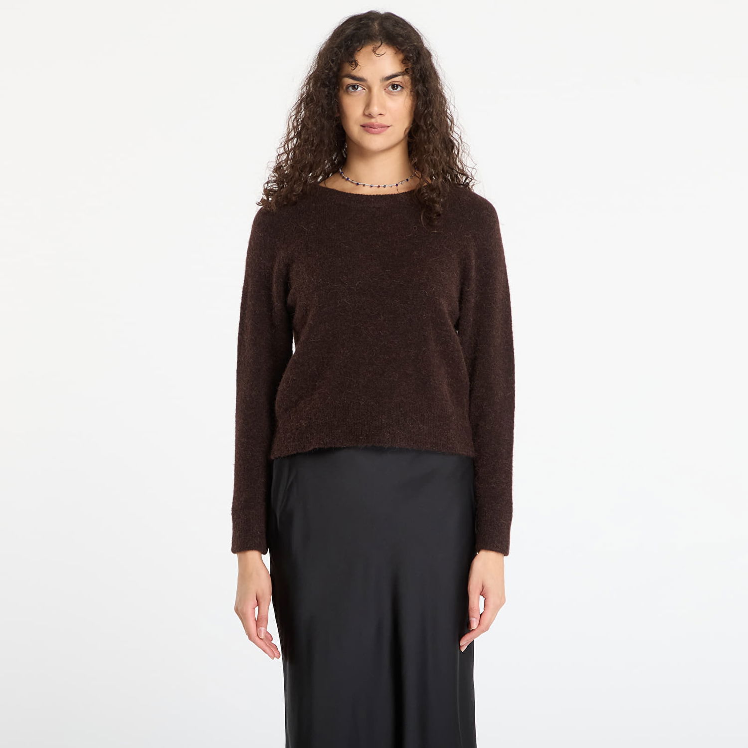 Pleteni pulover Samsoe Samsoe Short Crew Neck Sweater Nor O-N Rjava | F00022152_191111TCX, 0