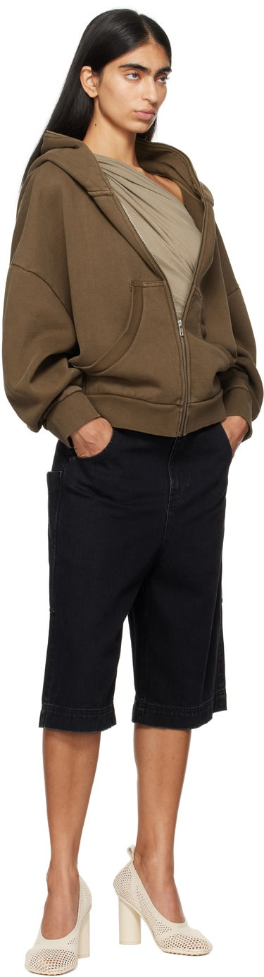 Pulover Entire Studios Entire Studios Eternal Zip Hoodie Rjava | ES2202BT, 3