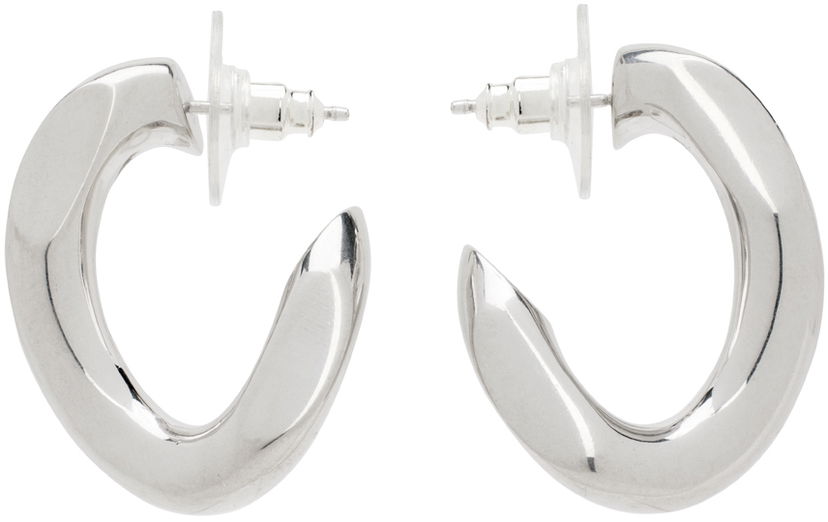 Uhani ISABEL MARANT Links Earrings "Silver" Kovinski | 23ABL0073FA-A2B22B