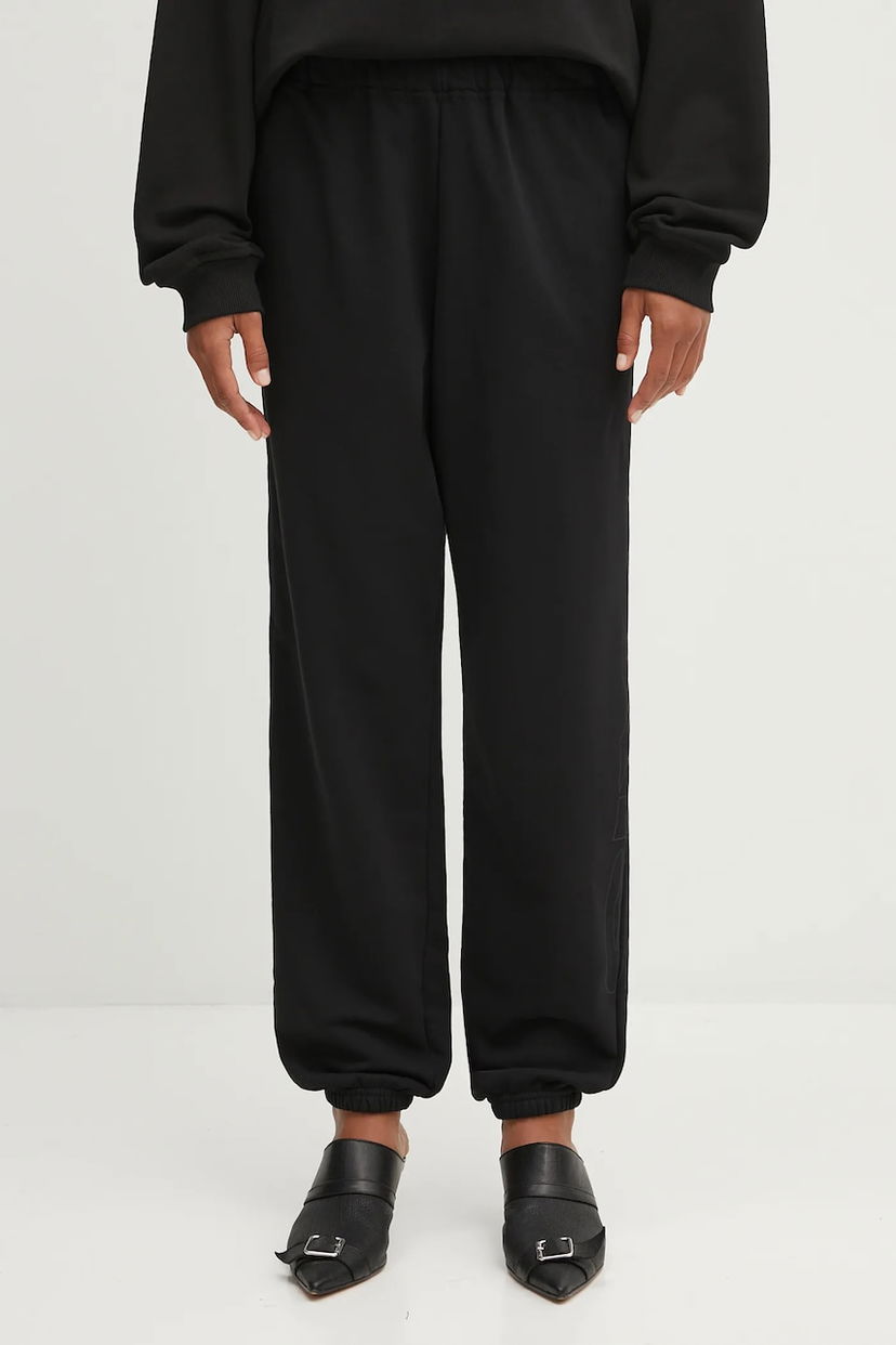 Trenirka Maison Margiela MM6 Maison Margiela Printed Sweatpants Črna | S52KA0544.M25013.900