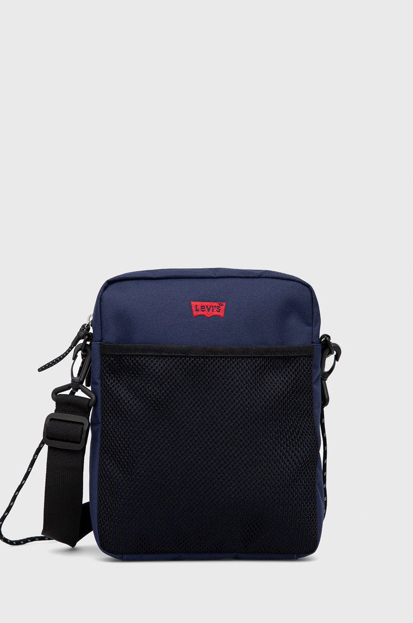Torba za čez ramo Levi's Reporter Bag Mornarica | D6666.0001