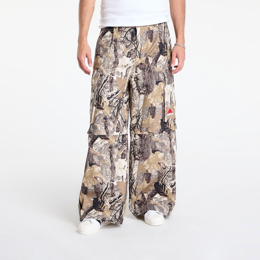Cargo hlače adidas Originals adidas Originals Camo Cargo Zip-Off Pants Bež | KD6256