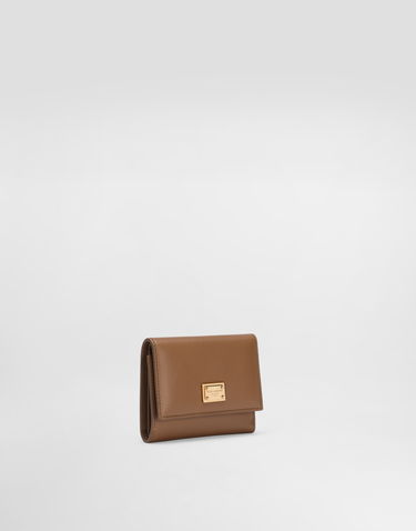 Denarnica Dolce & Gabbana Dolce & Gabbana Plongé Calfskin Small Wallet Rjava | BI0770A9S258Z093, 2