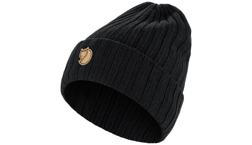 Beanie FJÄLLRÄVEN Byron Ribbed Knit Beanie Črna | F77388-550