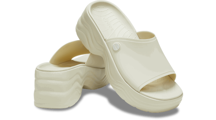 Superge in čevlji Crocs Skyline Slides Bela | 208182-2Y2, 1