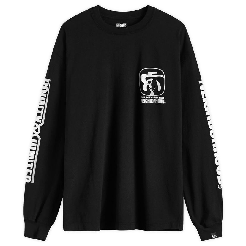 Majica Neighborhood Neighborhood x Bounty Hunter LS-1 Long Sleeve T-Shirt, Size Large Črna | 251PCBHN-LT02-BLK