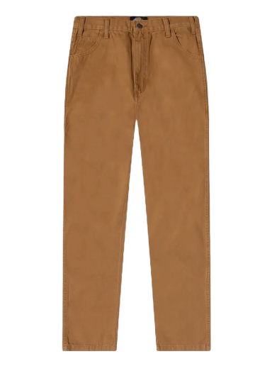 Hlače Dickies Duck Carpenter Stone Rjava | DK0A4XIFC411